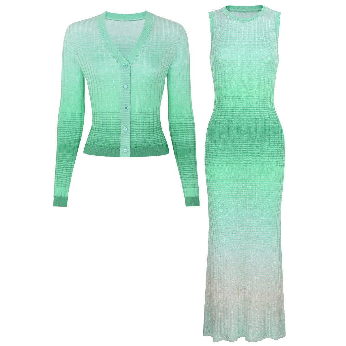 Knitted set dress