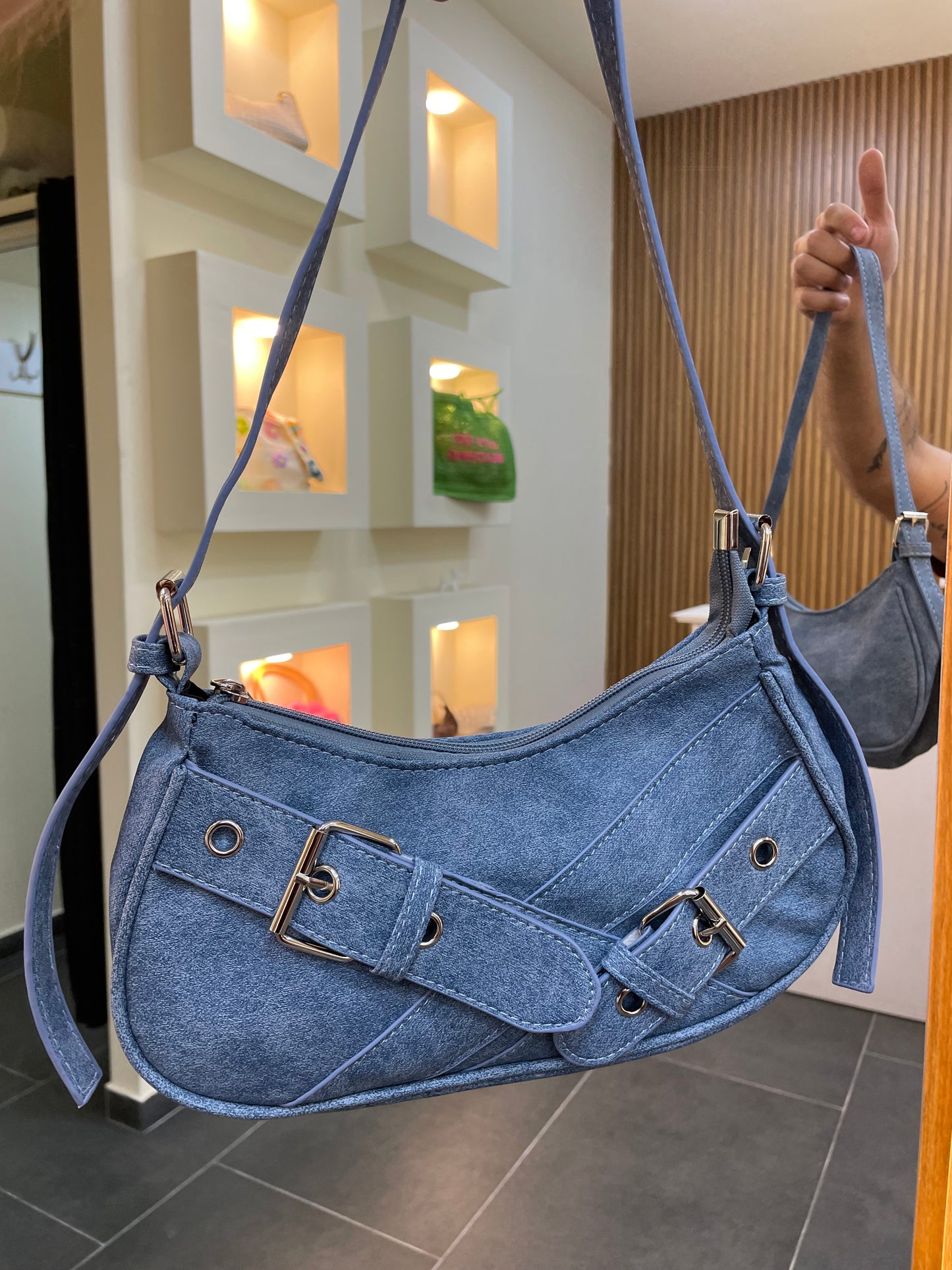 Denim purse