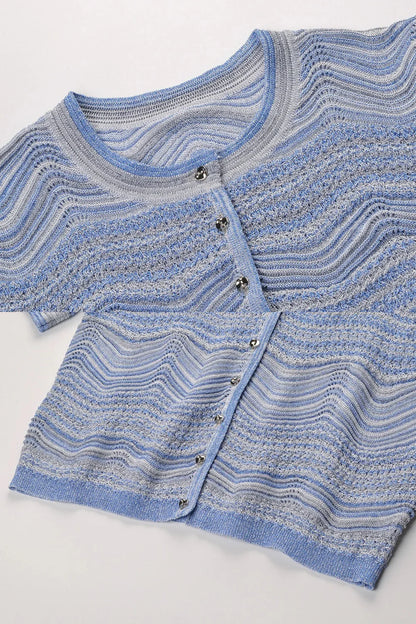 Wave knit sandro set