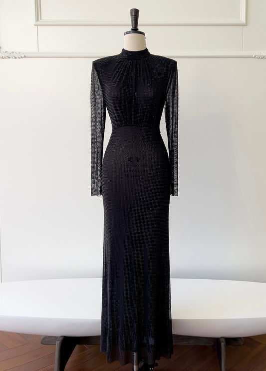 Rhine stone maxi dress