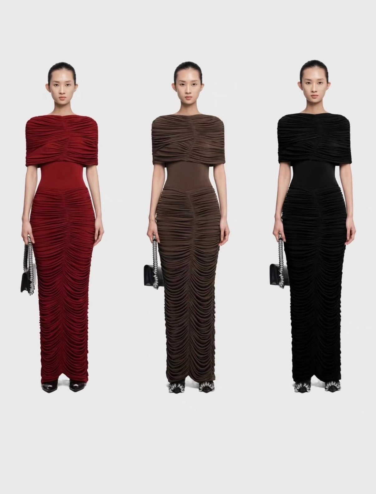 Design pleated dress