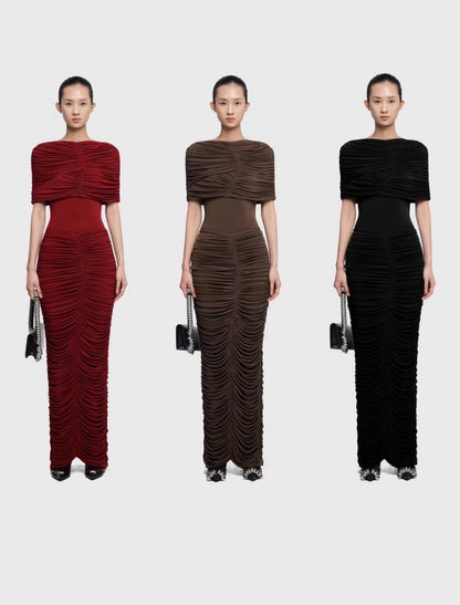 Design pleated dress