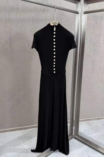 Pearly buttoned sandro dress