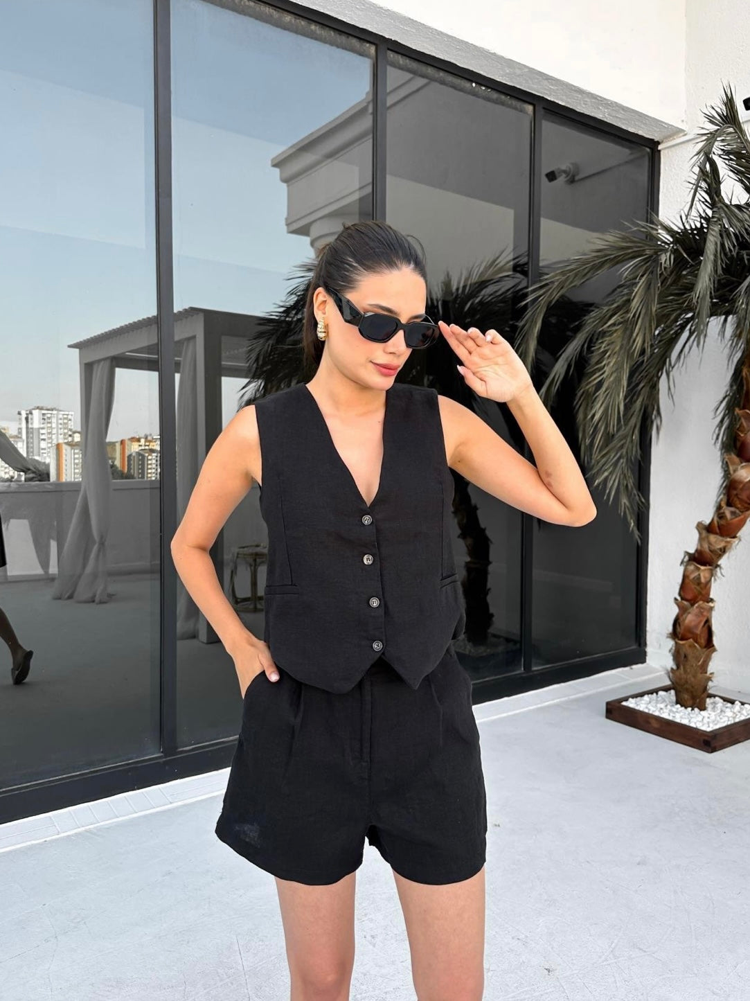 Keten vest