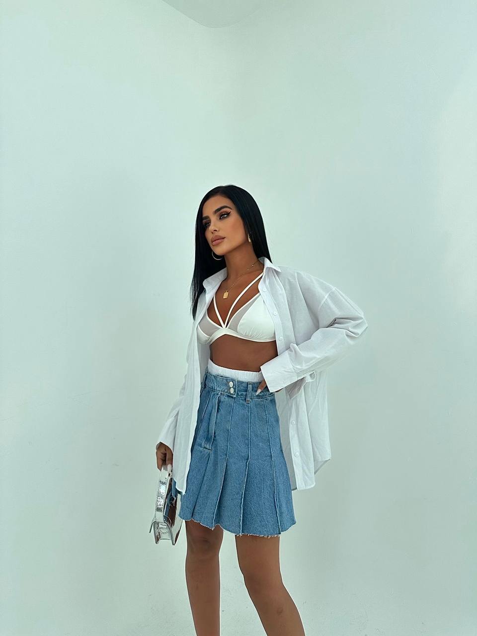 Denim skirt