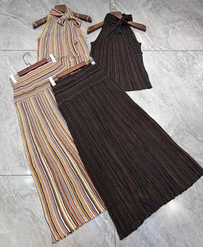 Skirt shiny set