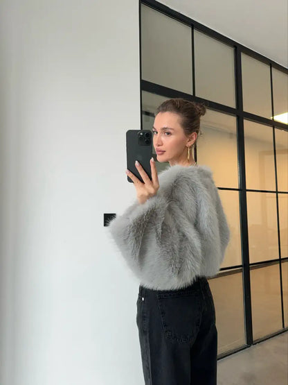 Fur top