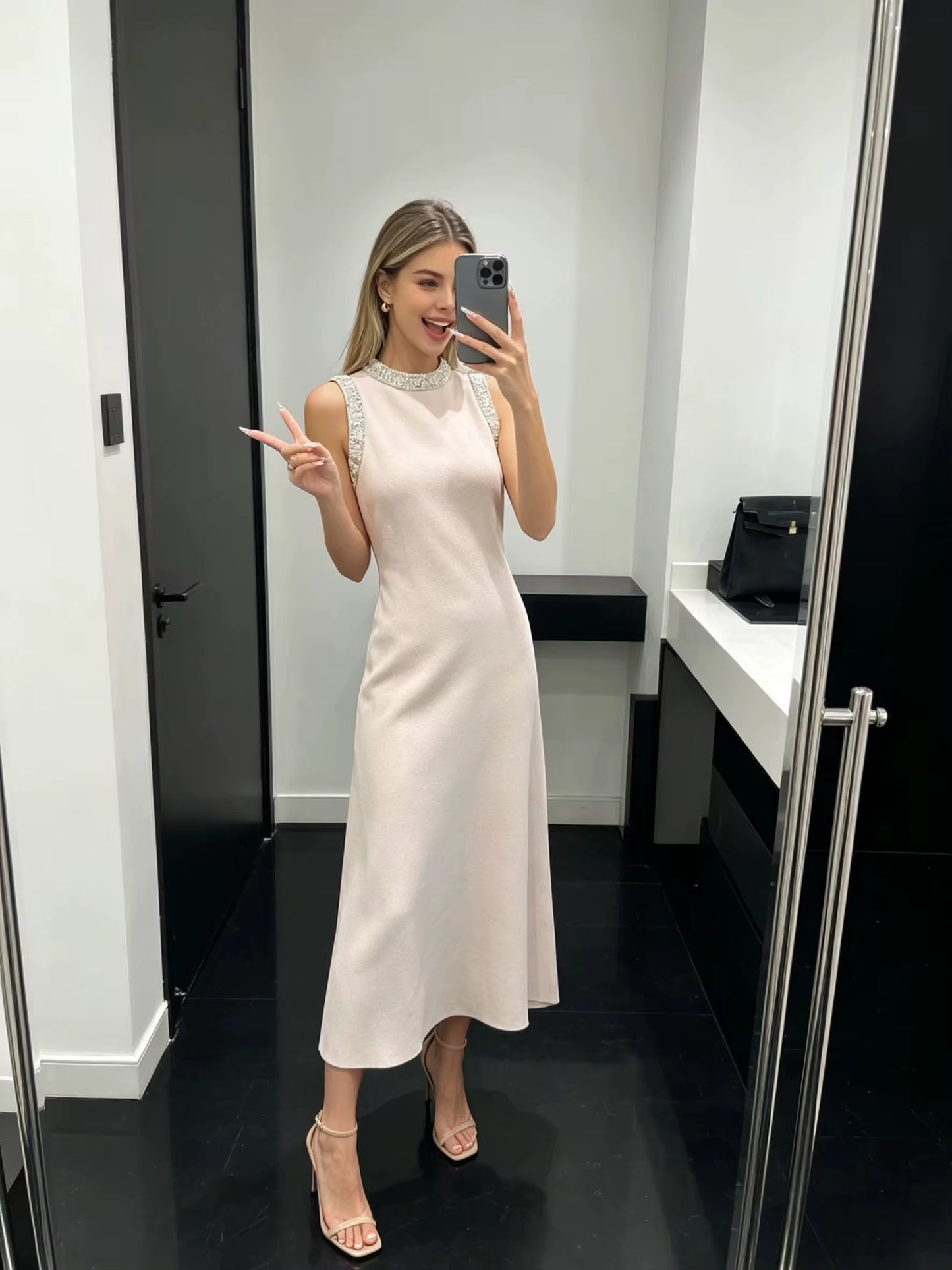 Sandro pearly dress