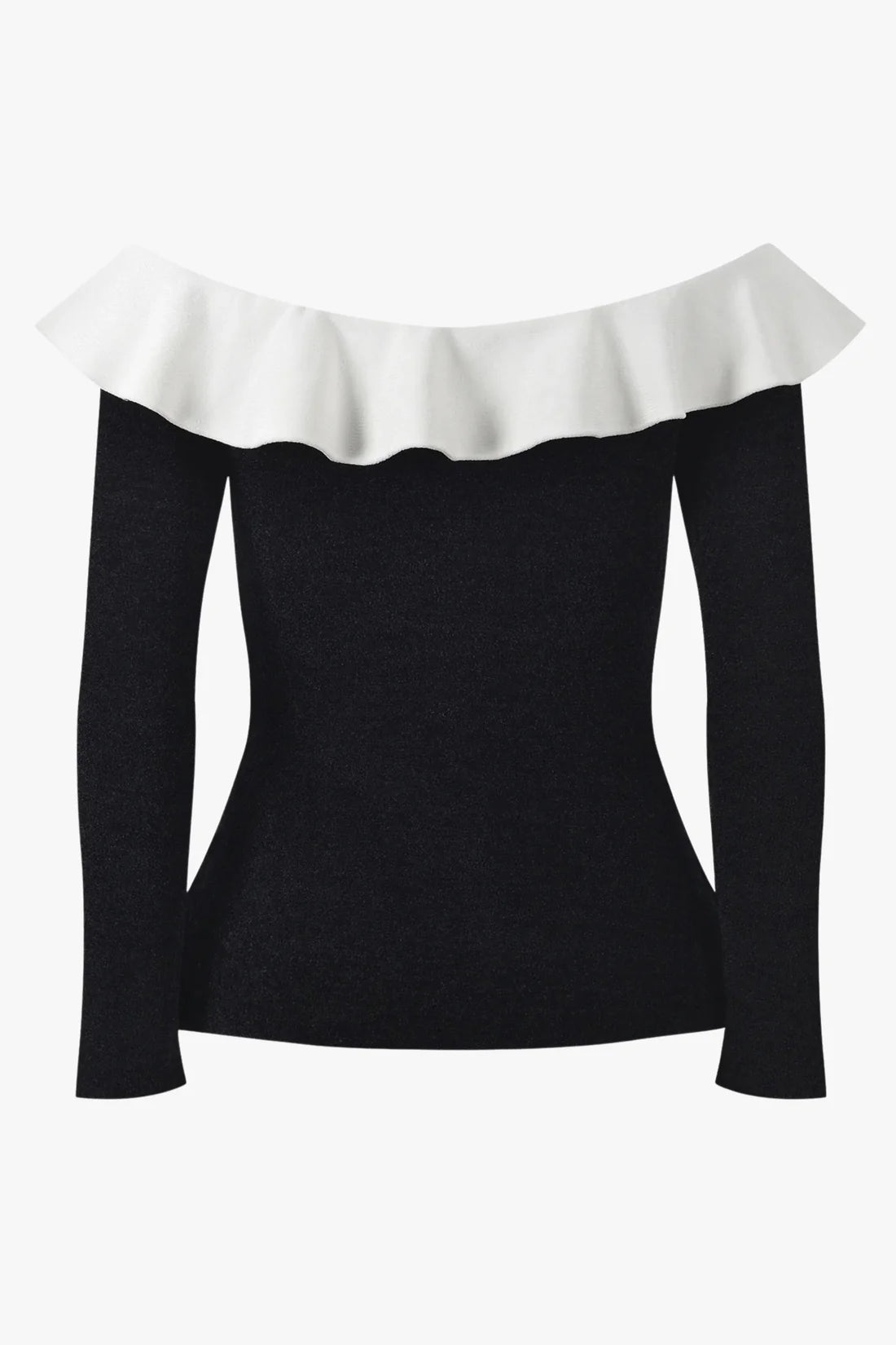 Ruffle off shoulder top