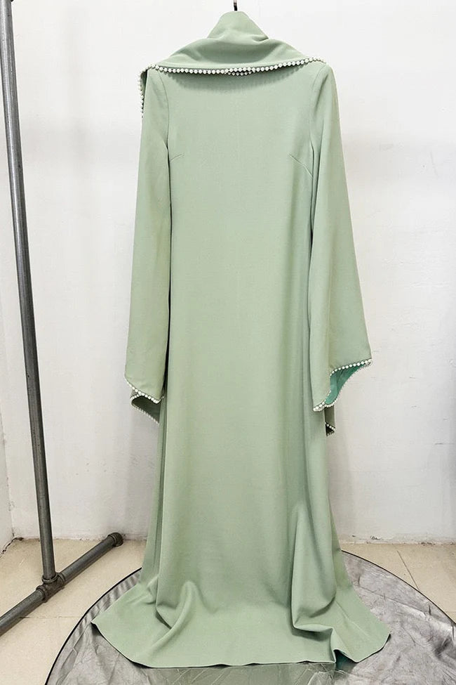 Pearl trimmed dress