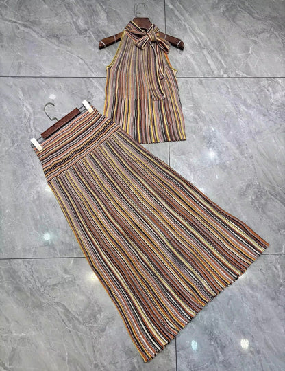 Skirt shiny set
