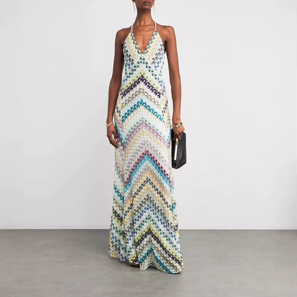 Long strapless dress