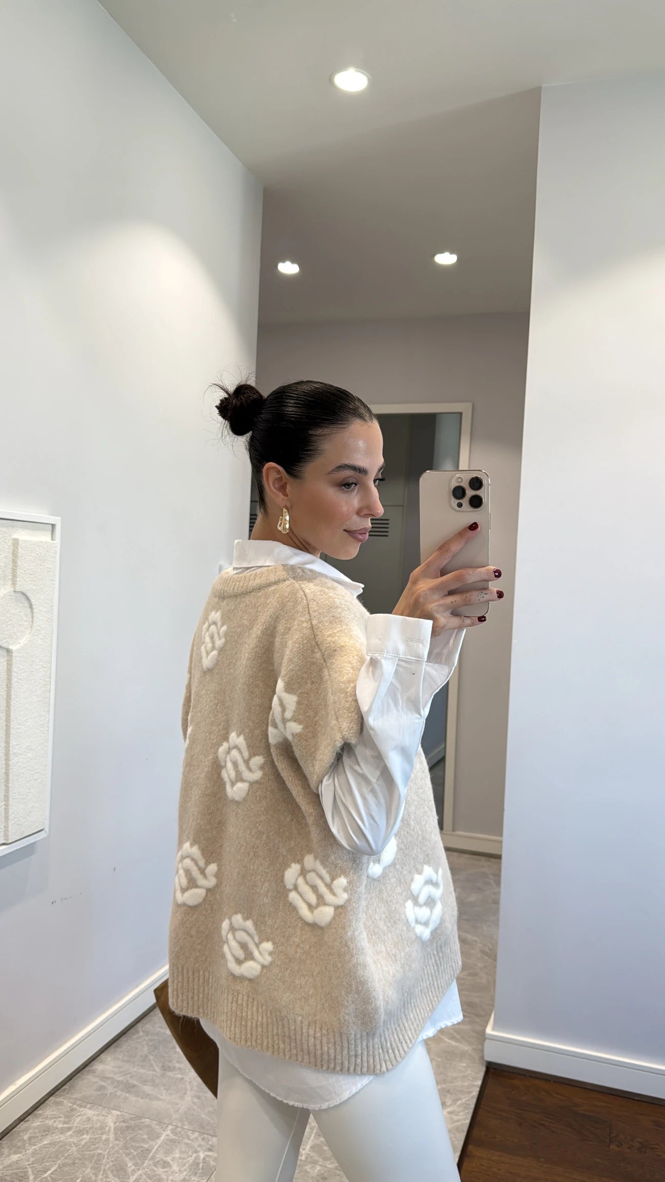 Vest set with chemise