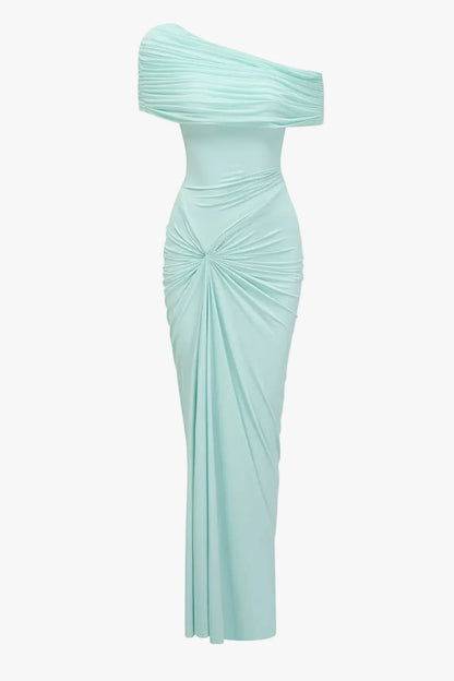 One shoulder long dress