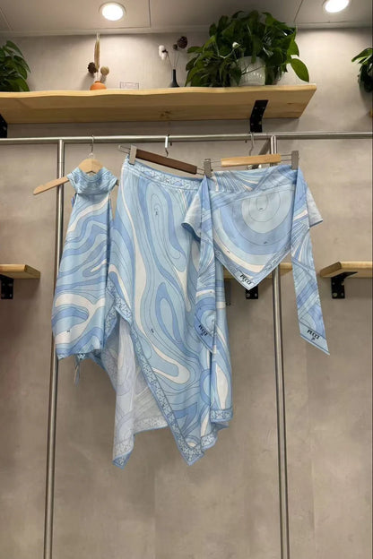 Pucci set with matching scarf