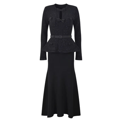 Shiny coquette dress