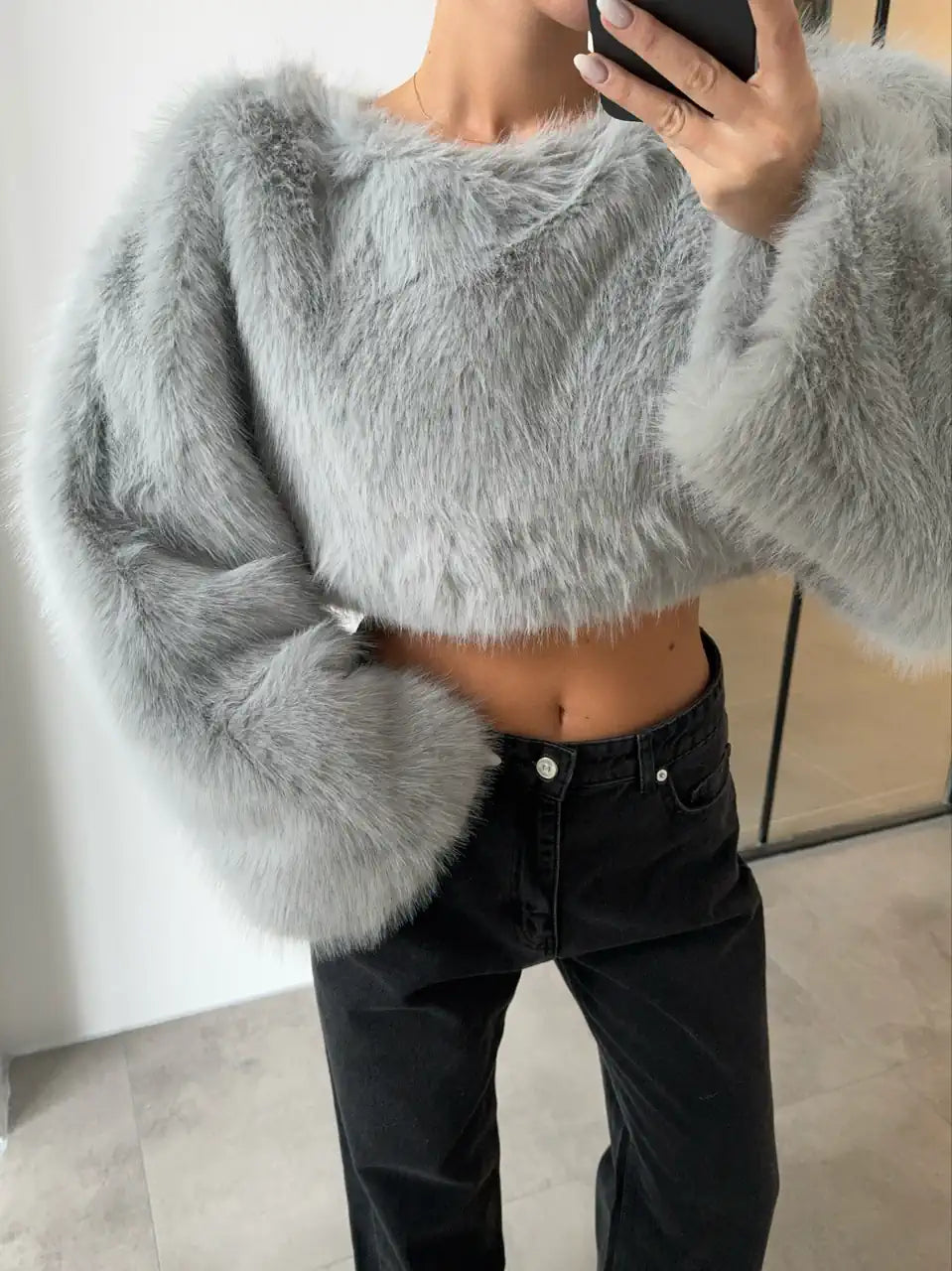 Fur top