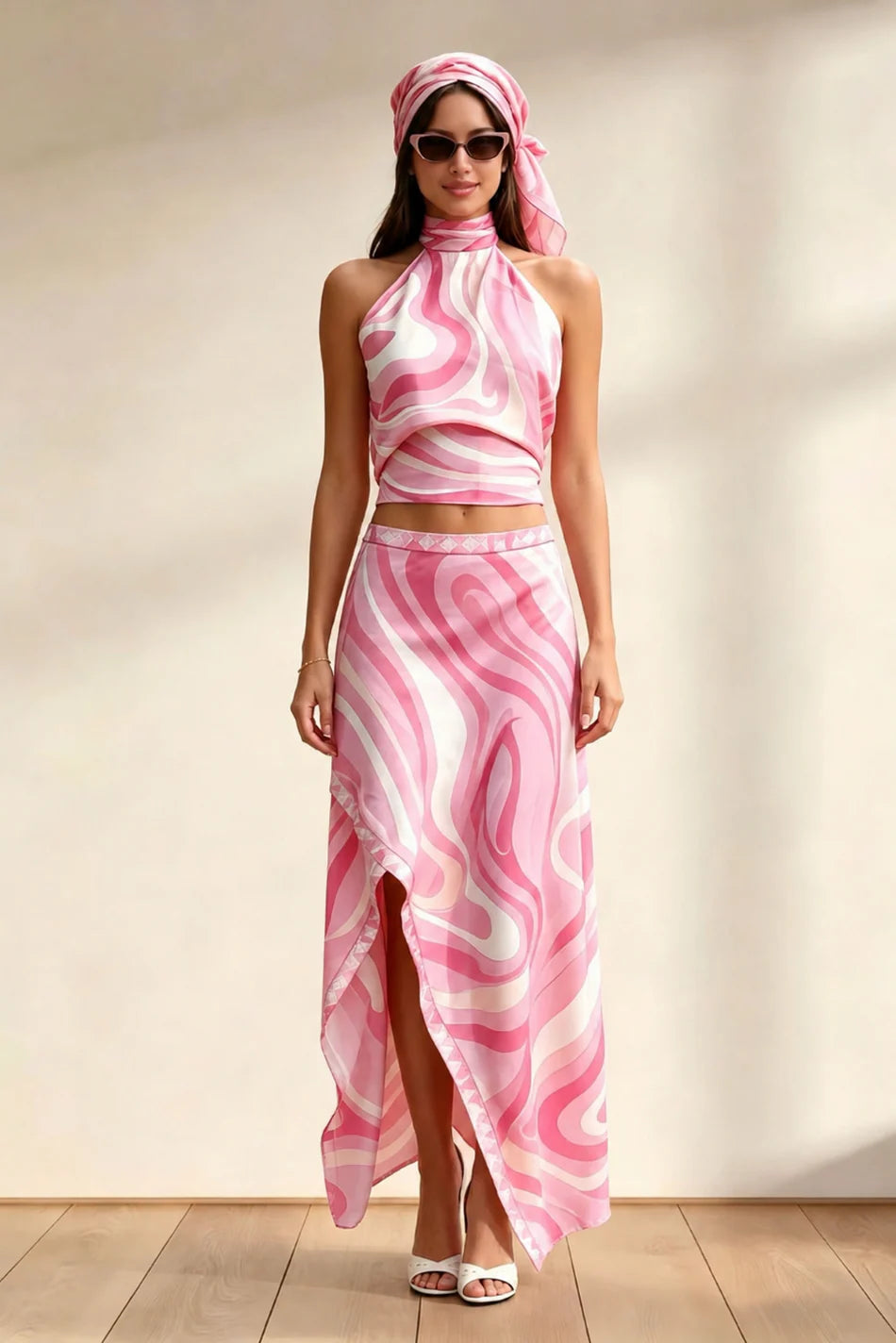Pucci set with matching scarf