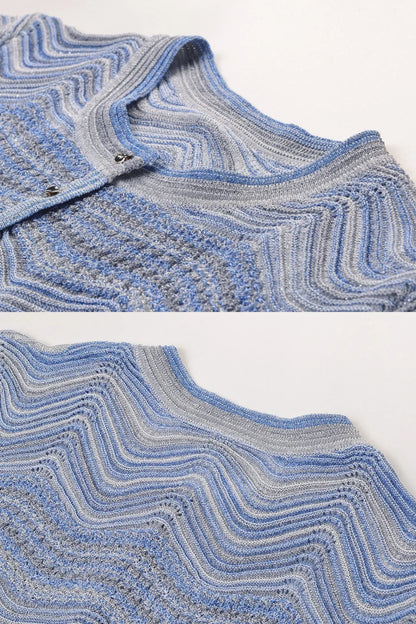 Wave knit sandro set