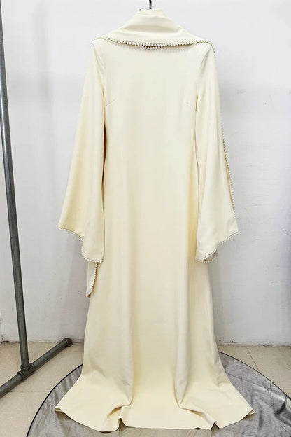 Pearl trimmed dress