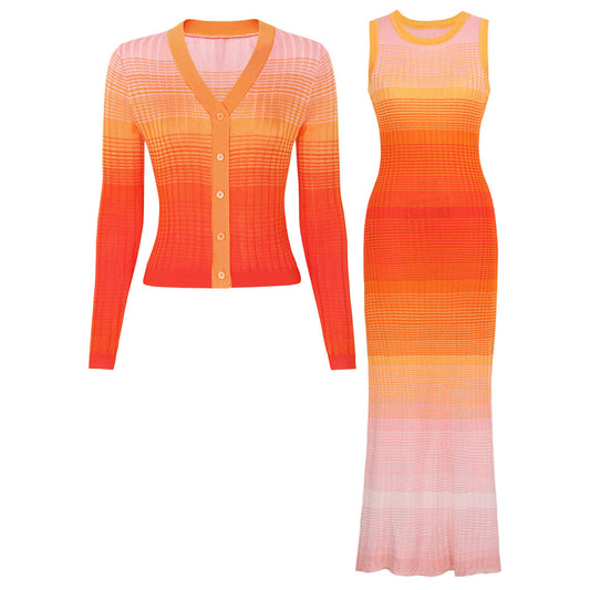 Knitted set dress