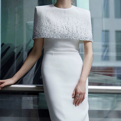 Vintage white gowns dress