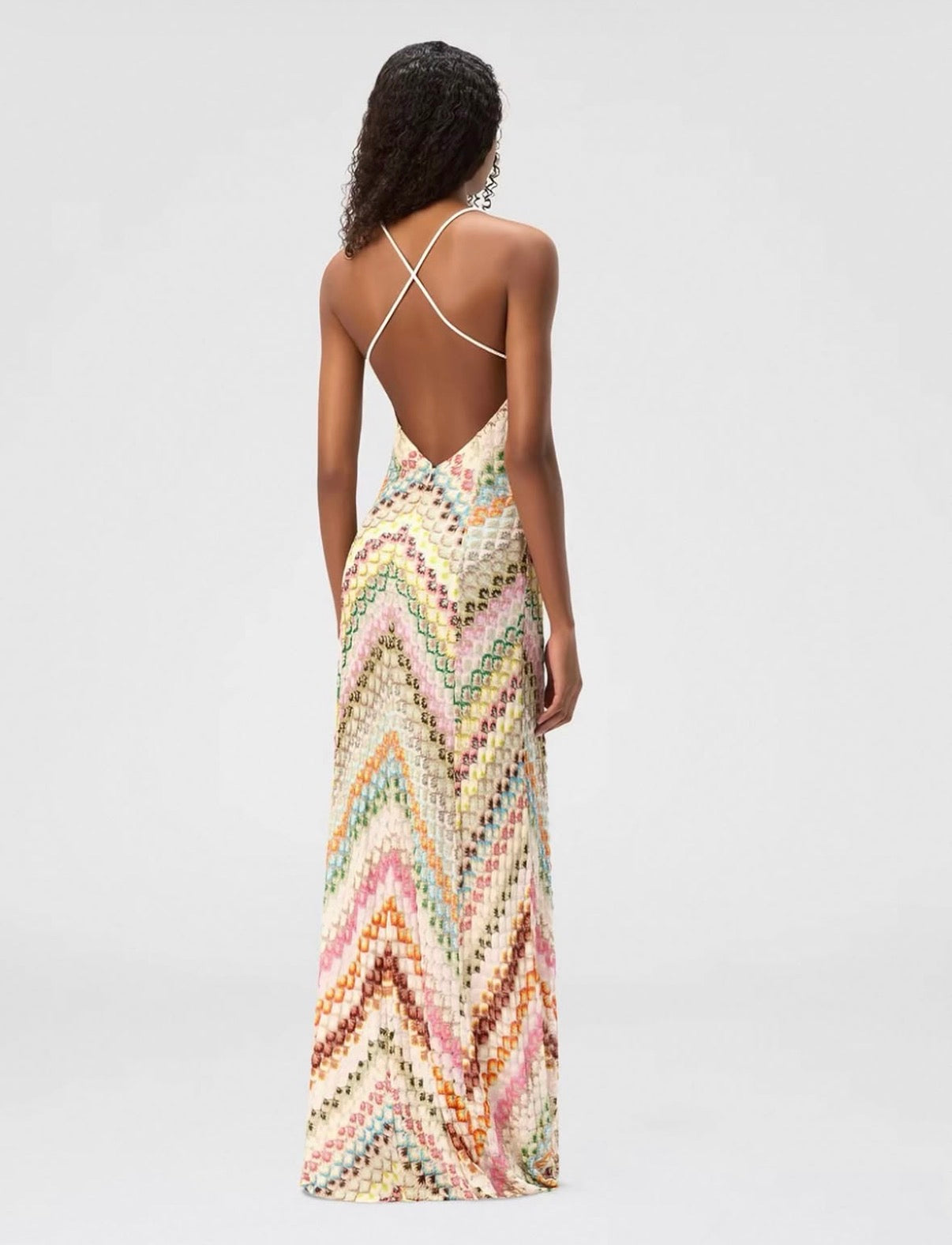 Long strapless dress