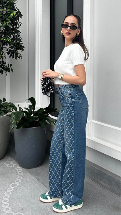 Shiny jeans