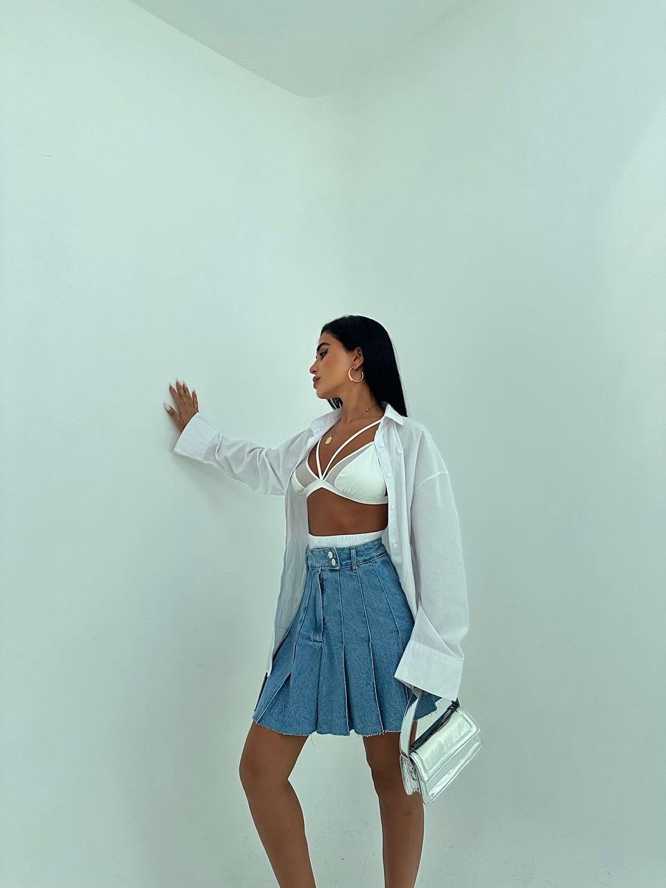 Denim skirt