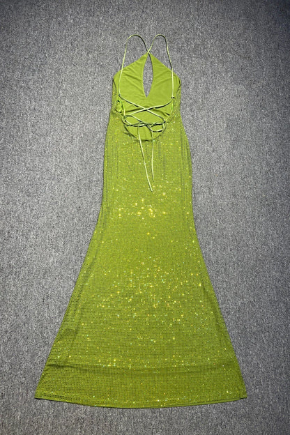 Rhinestone maxi dress