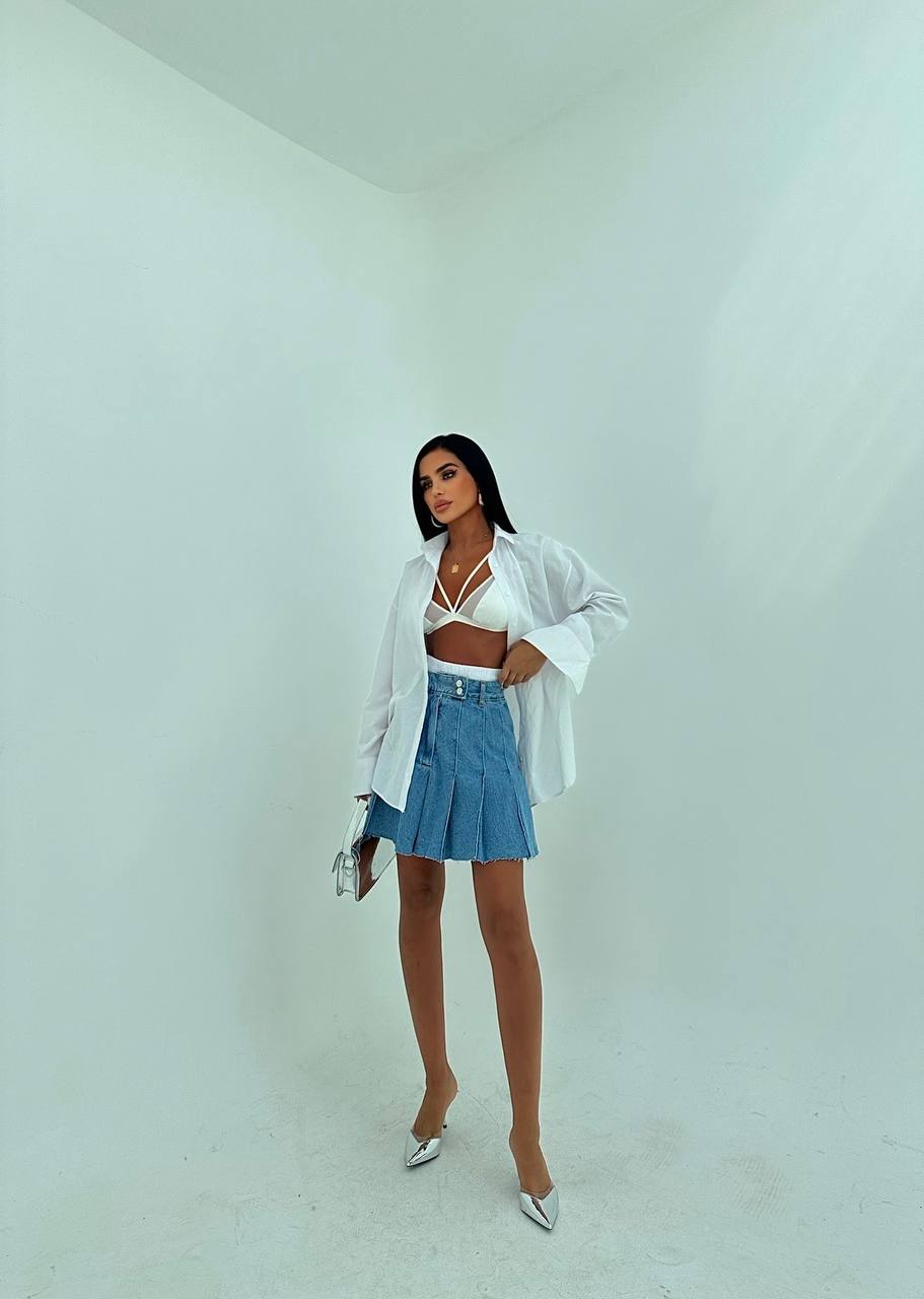 Denim skirt