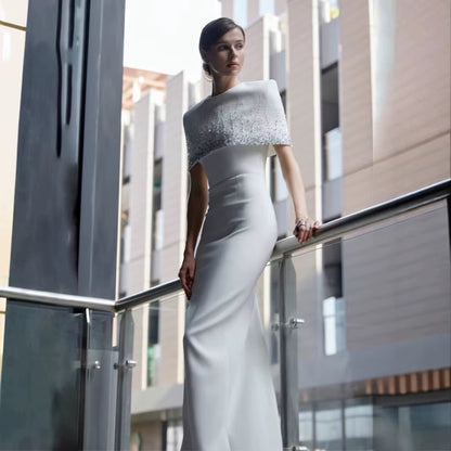 Vintage white gowns dress