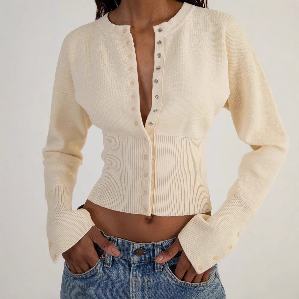 Knit cardigan