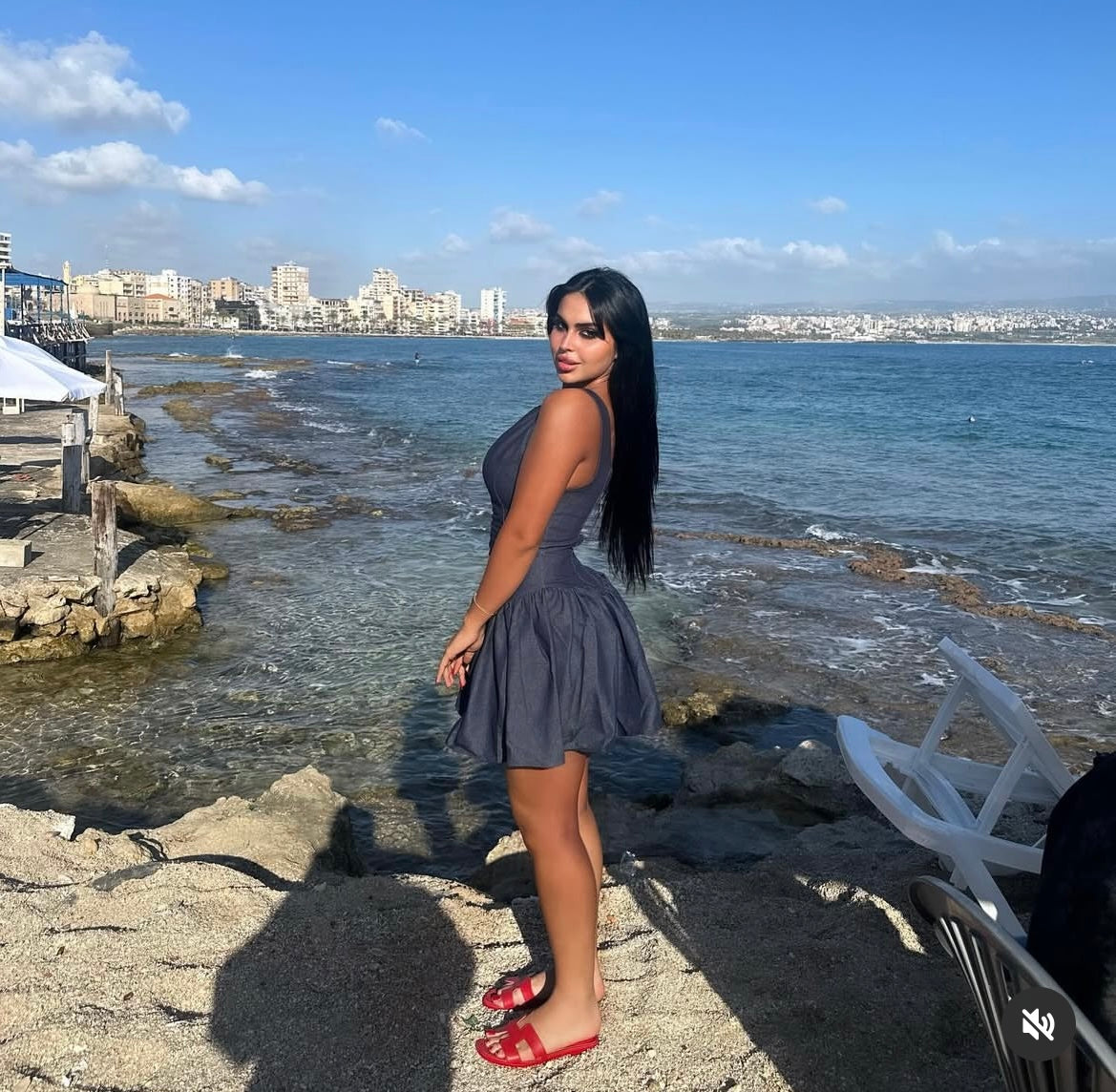 Denim dress