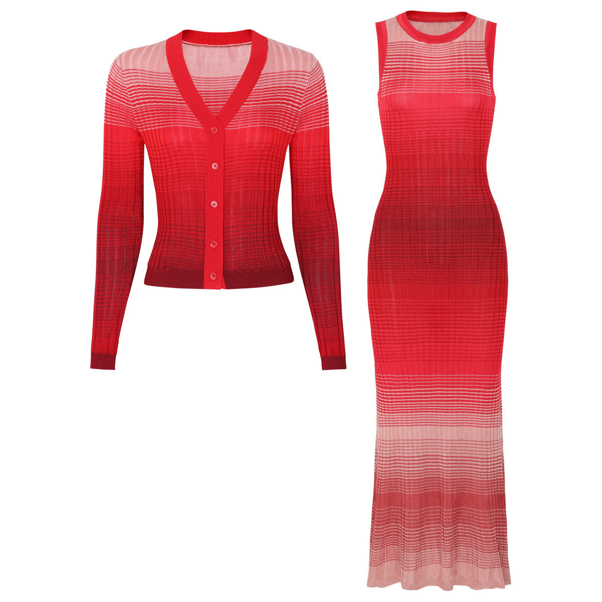 Knitted set dress