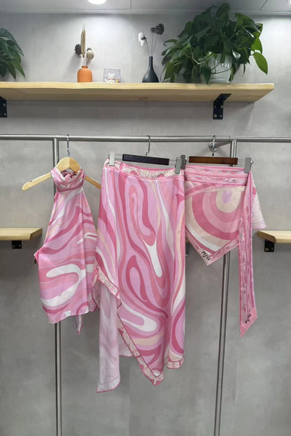 Pucci set with matching scarf